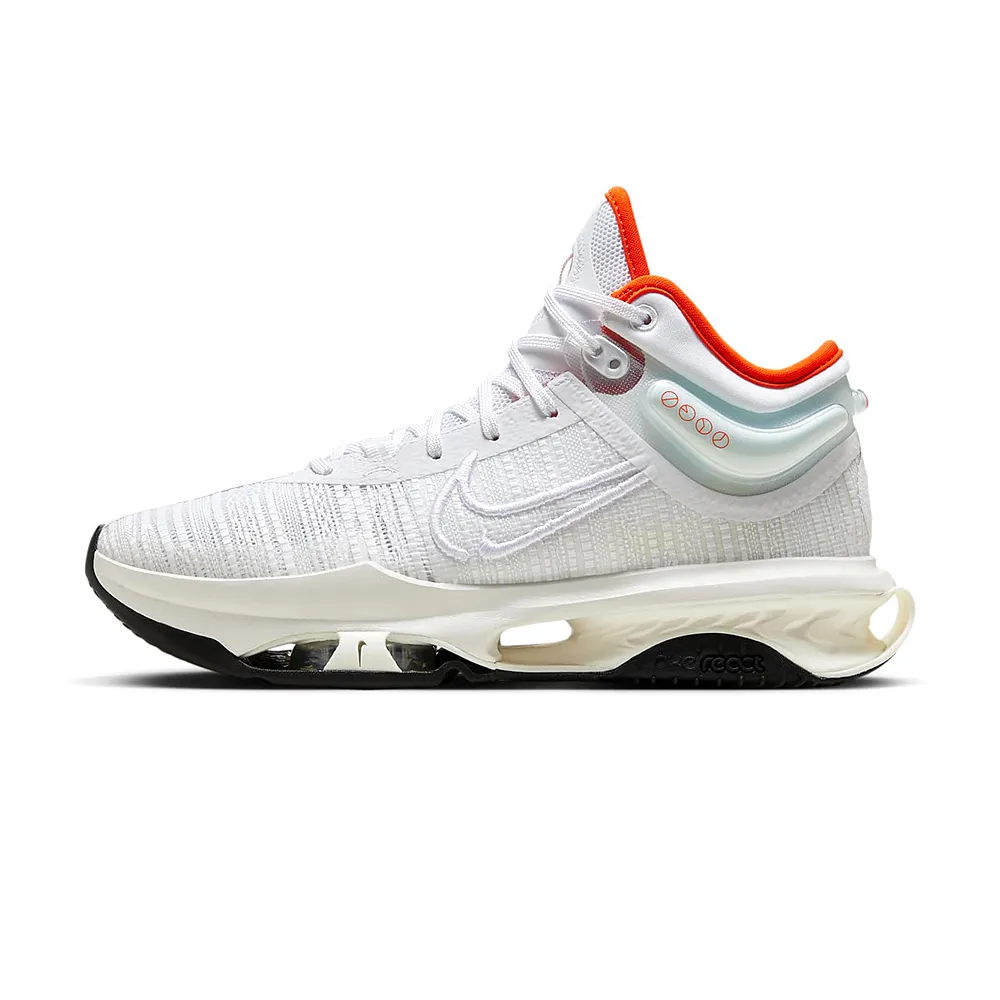 【NIKE 耐吉】Air Zoom G.T. Jump 2 男鞋 白橘色 GT 氣墊 實戰 訓練 籃球鞋 DJ9432-104