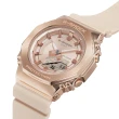【CASIO 卡西歐】G-SHOCK ITZY彩領配戴款 粉紅金 八角農家橡樹手錶 女錶(GM-S2100PG-4A)