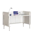 【LEVANA】New York 紐約五合一嬰兒床+高密度支撐棉床墊(嬰兒床/成長床/書桌床)