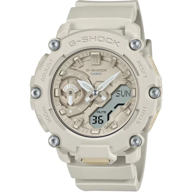 【CASIO 卡西歐】G-SHOCK 大自然色系手錶(GA-2200NC-7A)