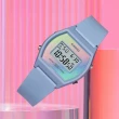 【CASIO 卡西歐】粉彩漸層電子錶 女錶(LW-205H-2A)