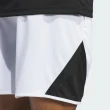 【adidas 愛迪達】Pro Block Short 男 籃球褲 短褲 亞洲版 運動 訓練 吸濕排汗 白黑(IX1849)