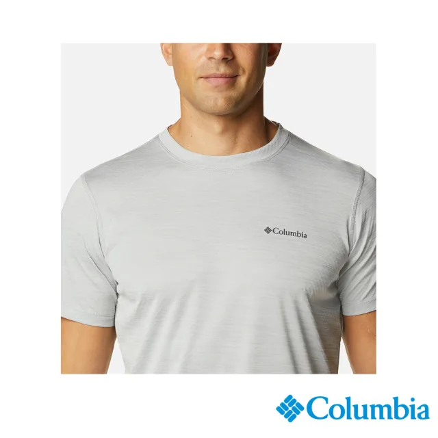 Columbia 哥倫比亞 男款-Zero Rules™涼感快排短袖上衣-花灰色(UAE60840HG/IS)
