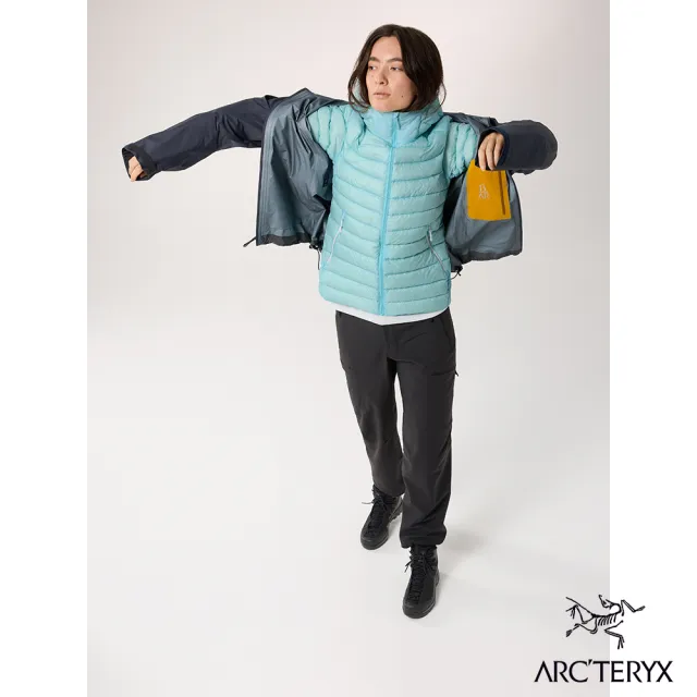 【Arcteryx 始祖鳥官方直營】女 Cerium 羽絨外套(流水藍)