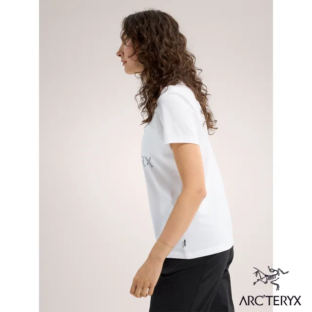 【Arcteryx 始祖鳥官方直營】女 ArcWord 短袖休閒Tee(白光白)