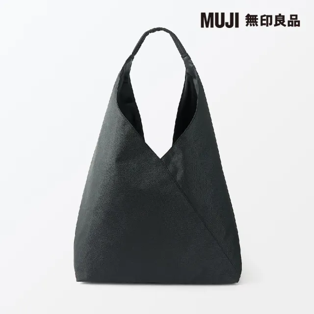 【MUJI 無印良品】撥水加工聚酯纖維單肩側背包(共3色)