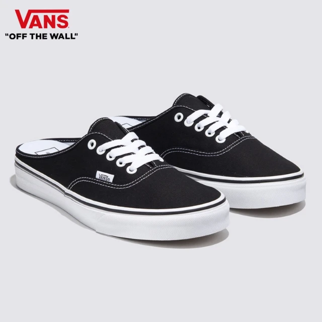 VANS UA Authentic Mule 男女款黑白色懶人拖鞋