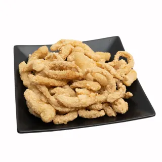 【拌伴餐飲】龍鹽酥雞鎮店之寶 1包 酥炸真魷魚-內附招牌五香灑粉(400g/包)