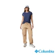 【Columbia 哥倫比亞 官方旗艦】女款-Boundless Trek™快排短袖上衣-深藍色(UAR71490NY/IS)