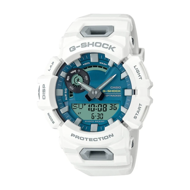 CASIO 卡西歐 G-SHOCK 智慧型藍芽錶款/計步/跑步訓練系列/49mm/白(GBA-900CB-7A)