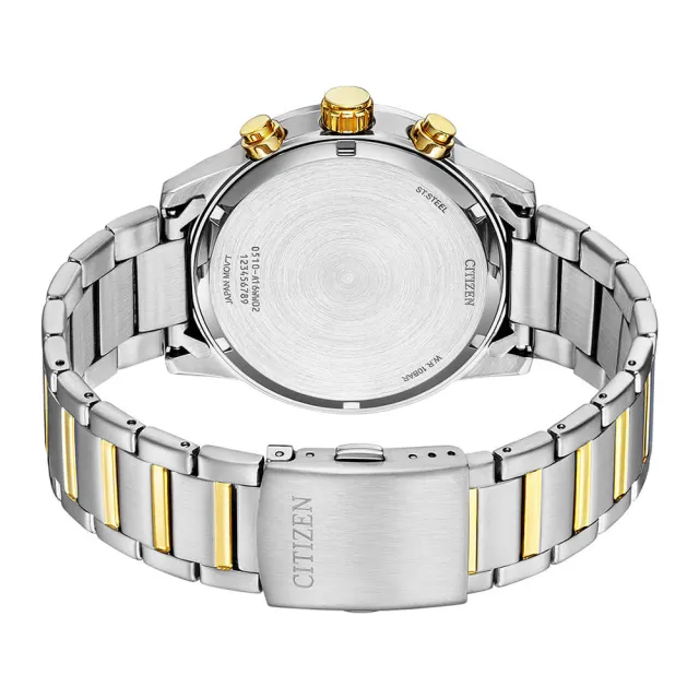 【CITIZEN 星辰】限量賽車三眼計時手錶-44mm 錶 生日禮 送禮(AN3686-53A)