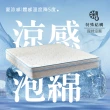 【KIKY】涼感泡棉恆溫蜂巢獨立筒床墊(雙人加大6尺)