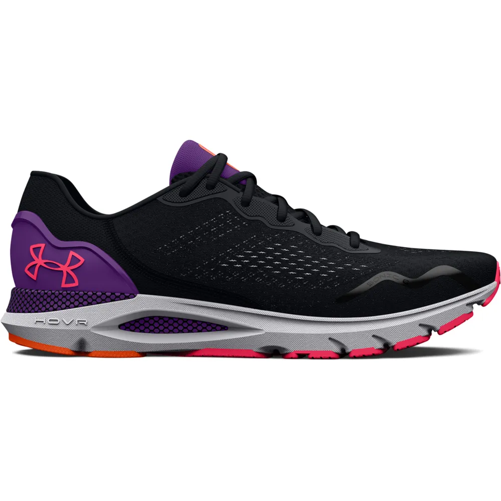 【UNDER ARMOUR】UA 女 HOVR SONIC 6慢跑鞋 運動鞋_3026128-002(黑桃)