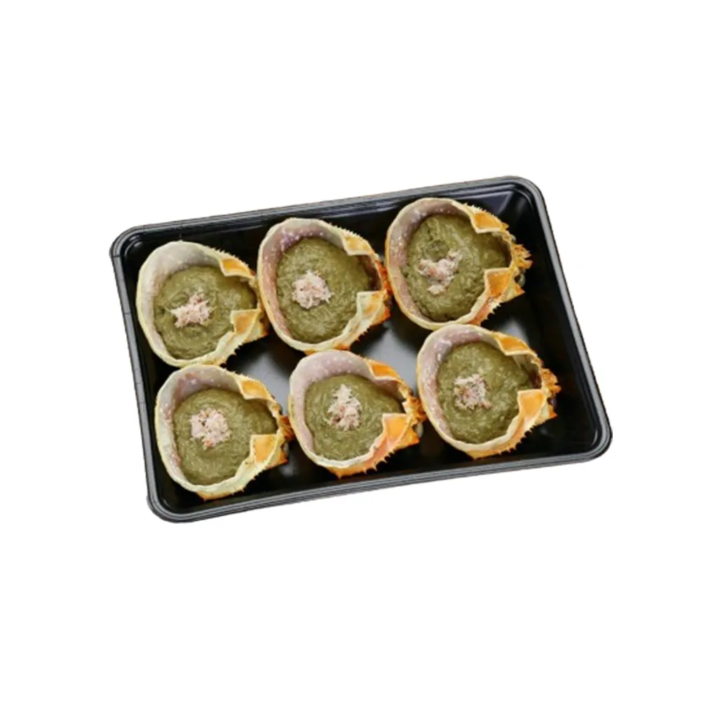 【RealShop】日本松葉蟹膏甲羅燒6入/盒 約200g±10%(真食材本舖)