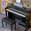 【Bora】福利品BX-828重錘無線藍芽跟彈教學立式88鍵電鋼琴(法國音源 力度 重錘 數位鋼琴 教學 流光琴)