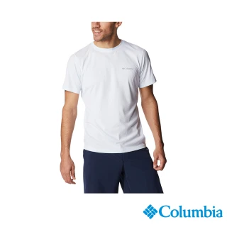 【Columbia 哥倫比亞】男款-Zero Rules™涼感快排短袖上衣-白色(UAE60840WT/IS)