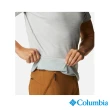 【Columbia 哥倫比亞 官方旗艦】男款-Zero Rules™涼感快排短袖上衣-花灰色(UAE60840HG/IS)