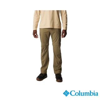 【Columbia 哥倫比亞】男款-Silver Ridge™超防曬UPF50快排兩截褲-軍綠色(UAE98340AG/IS)