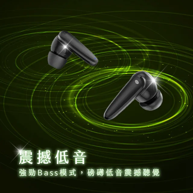 【KINYO】入耳式無線藍牙耳機 超輕量設計無線耳機 ANC降噪耳機(IPX5防水防汗藍芽耳機)