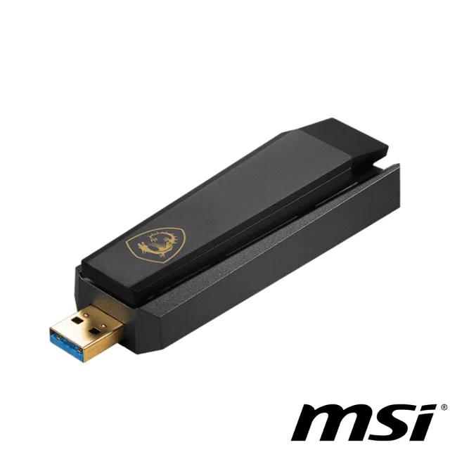 【MSI 微星】AXE5400 WiFi USB Adapter 3.2雙頻無線網卡