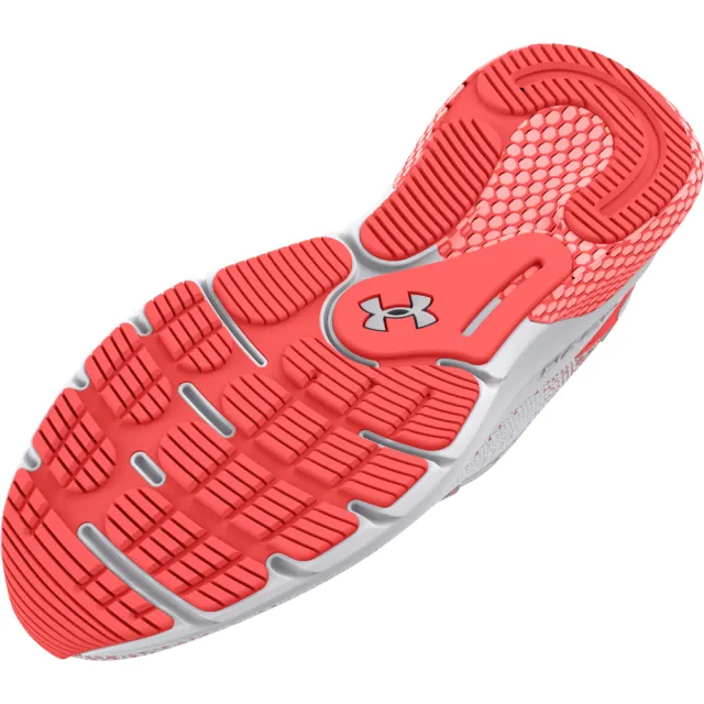 【UNDER ARMOUR】UA 女 HOVR Turbulence 2 慢跑鞋 運動鞋_3026525-100(白/橘紅)