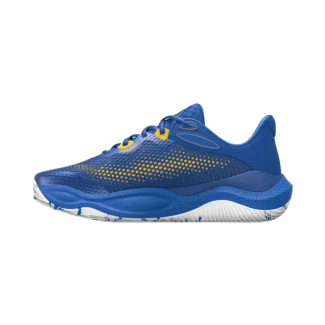 【UNDER ARMOUR】籃球鞋 男鞋 女鞋 運動鞋 包覆 緩震 CURRY SPLASH 24 AP 藍 3027262-400