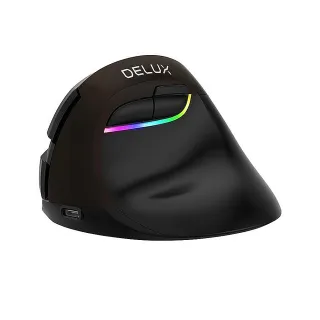 【DeLUX】M618mini 雙模垂直靜音光學滑鼠