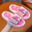 【SANRIO 三麗鷗】卡通系列PVC柔軟厚底兒童室內外浴室休閒涼拖鞋(四款可選)