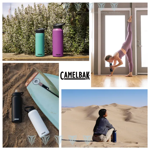 【CAMELBAK】1000ml eddy+多水吸管保冰/溫水瓶(保溫杯/隨行杯/保溫瓶)