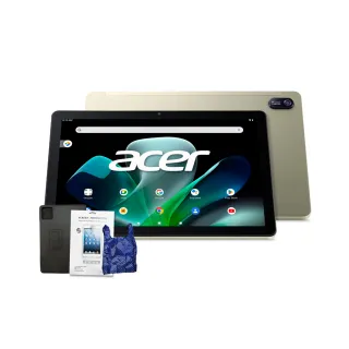 【Acer 宏碁】Acer Iconia Tab M10 10.1吋 4G/64G WiFi 平板電腦-香檳金(內附原廠透明保護殼)