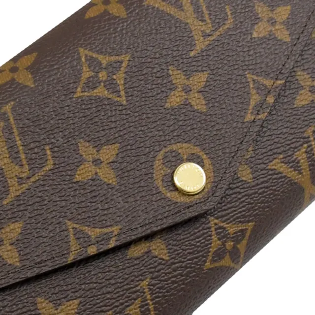 【Louis Vuitton 路易威登】LV M62234 新版經典花紋翻蓋扣式發財零錢長夾(現貨)