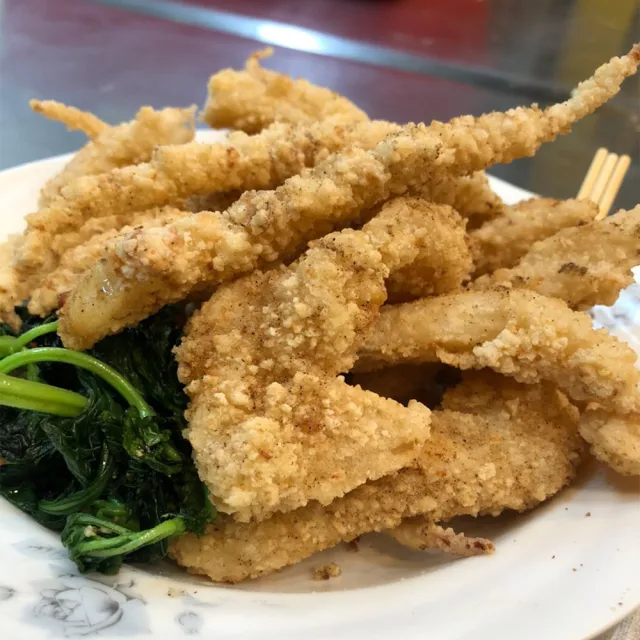 【拌伴餐飲】龍鹽酥雞鎮店之寶酥炸真魷魚 400GX10包(內附招牌五香灑粉)