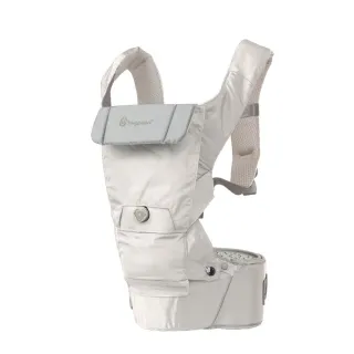 【hugpapa】DIAL-FIT PRO 3合1 韓國嬰兒透氣減壓背帶 新生兒腰凳背巾/揹巾新色 「燕麥奶」(全新升級款)