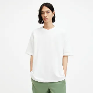 【ALLSAINTS】ASPEN 純棉寬鬆織紋短袖T恤 M001JA(寬鬆版型)