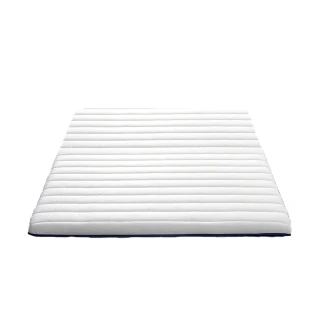 【DE 生活】9CM多層複合式乳膠床墊－雙人加大(白藍色／風尚灰色)
