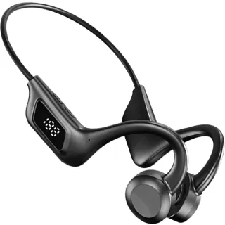 Lecoo ES205 數顯屏耳掛式骨傳導藍芽運動耳機(藍芽5.1/數顯電量螢幕/可插TF卡/配戴舒適不掉)