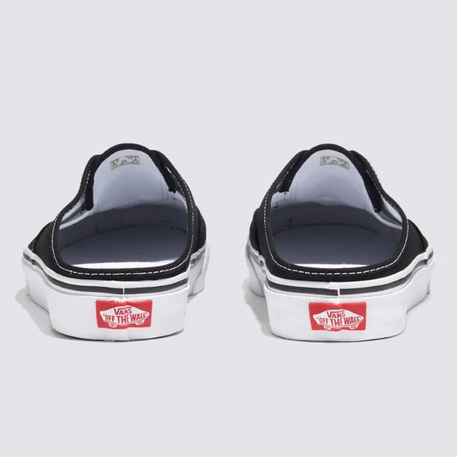 【VANS 官方旗艦】UA Authentic Mule 男女款黑白色懶人拖鞋/休閒鞋/帆布