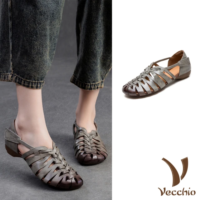 Vecchio 真皮樂福鞋 厚底樂福鞋/真皮翻絨牛皮復古縫線