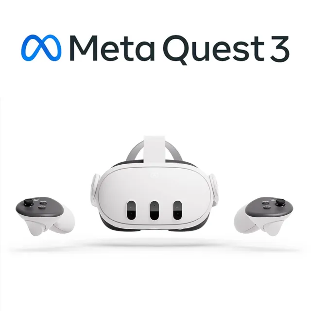 【Meta Quest】Meta Quest 3 VR頭戴式裝置128G(周邊大全配)