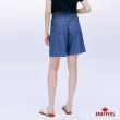 【BRAPPERS】女款 防曬涼感系列-高腰防曬涼感五分褲(深藍)