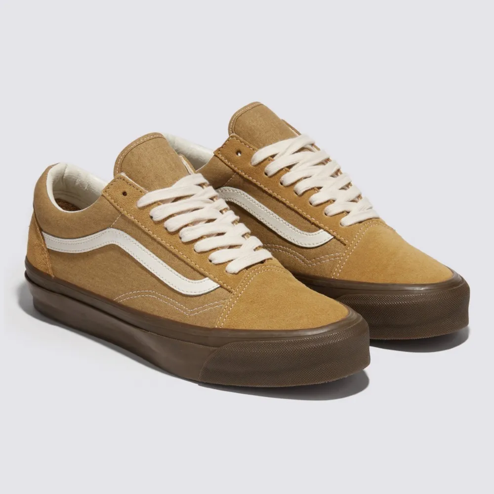 【VANS 官方旗艦】Old Skool 36 男女款芥末黃色滑板鞋/休閒鞋