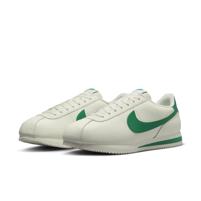 NIKE 耐吉 運動鞋 休閒鞋 男鞋 NIKE CORTEZ 白 綠 阿甘鞋(DM4044104)