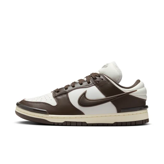 【NIKE 耐吉】運動鞋 休閒鞋 女鞋 男鞋 W DUNK LOW  TWIST Baroque Brown 咖啡色 低筒 皮革(DZ2794003)