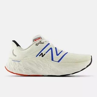 【NEW BALANCE】NB Fresh Foam X More v4 跑步鞋 運動鞋 慢跑鞋 緩震 男鞋 藍白色(MMORCE4-2E)