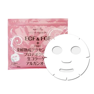 【日本天然物研究所】jnl 胎盤素 保濕緊緻 修護面膜 30枚入 臉部保養