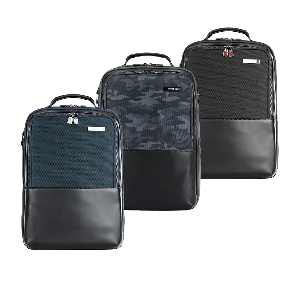 【Samsonite 新秀麗】Sefton 商務筆電後背包14吋(多色可選)