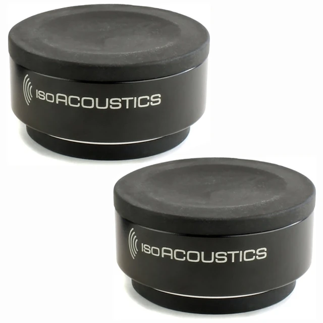 IsoAcoustics ISO-PUCK 監聽喇叭專用橡膠墊(喇叭墊 避震塊 吸震塊 防震墊 防震塊 一組 2 顆)