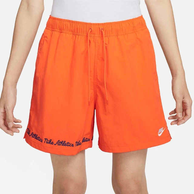 NIKE 耐吉 短褲 運動褲 休閒 男 AS M NK CLUB FLOW SHORT VRSTY 橙色(FV5662819)