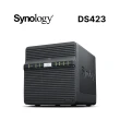 【Synology 群暉科技】搭HAT3300 6TB x2 ★ DS423 4Bay NAS 網路儲存伺服器