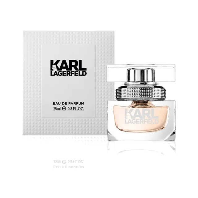 【KARL LAGERFELD 卡爾】卡爾同名時尚女性淡香精25ml(專櫃公司貨)